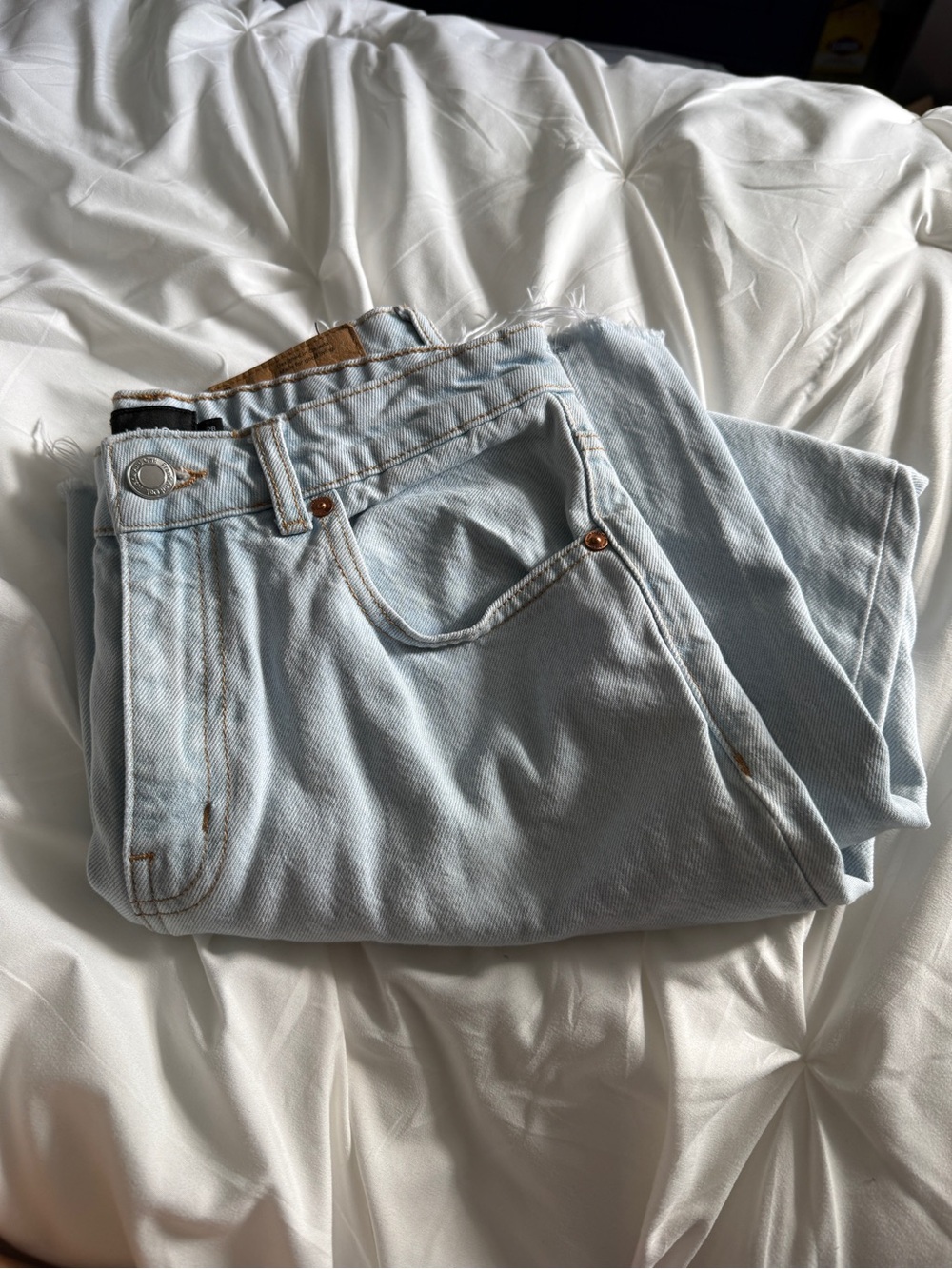 OAK + FORT Light Blue High-Rise Women's Jeans